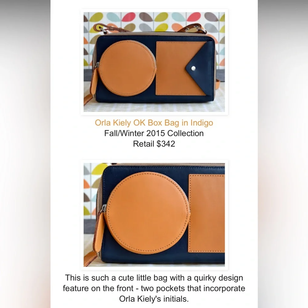 Orla Kiely “OK” Box Bag - Picture 14 of 14